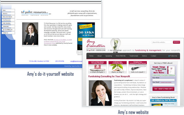 Amy Eisenstein - website comparison