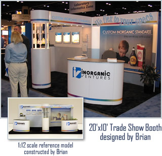 Inorganic Ventures' Trade Show Booth