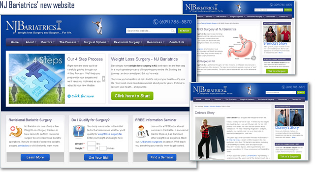 NJ Bariatrics' new website